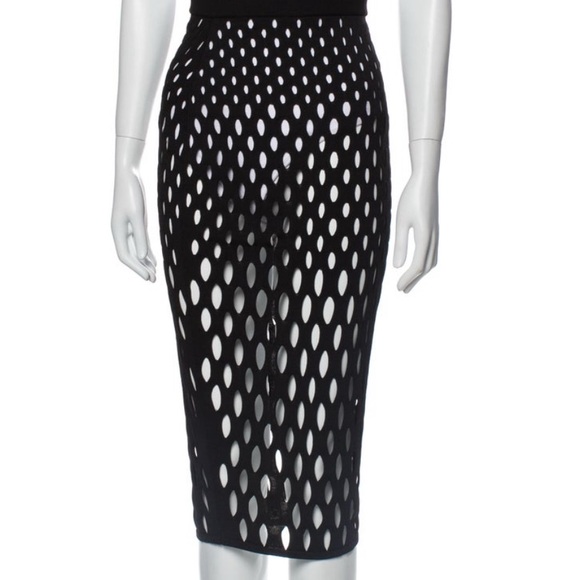 sass & bide Dresses & Skirts - sass & bide Black Open Knit Pencil Skirt Women’s XS